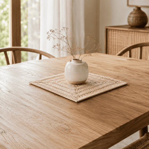 CENTRO DE MESA CUADRADO ORILLA 30 CM