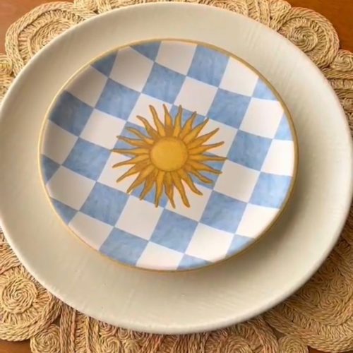 PLATO POSTRE SOL